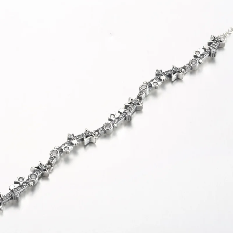 (slika za) Pandora Mlečna pot srebrna zapestnica s prozornim kubičnim cirkonijem - 592425C0 - Ogled 3