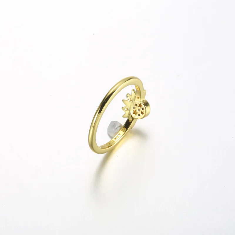 (slika za) PANDORA Prstan s sijočim soncem - 162674C01 - Ogled 5