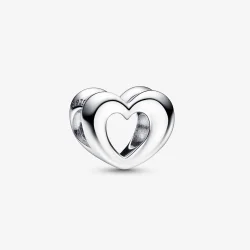 Pandora Radiant obesek z odprtim srcem - 792492C00