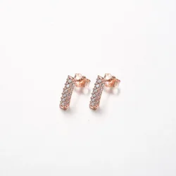 Pandora Timeless Pavé enoredni uhani s palico - 262626C01