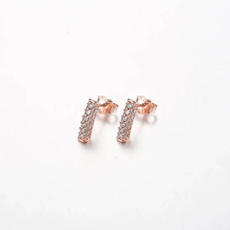 (slika za) Pandora Timeless Pavé enoredni uhani s palico - 262626C01 - Ogled 2