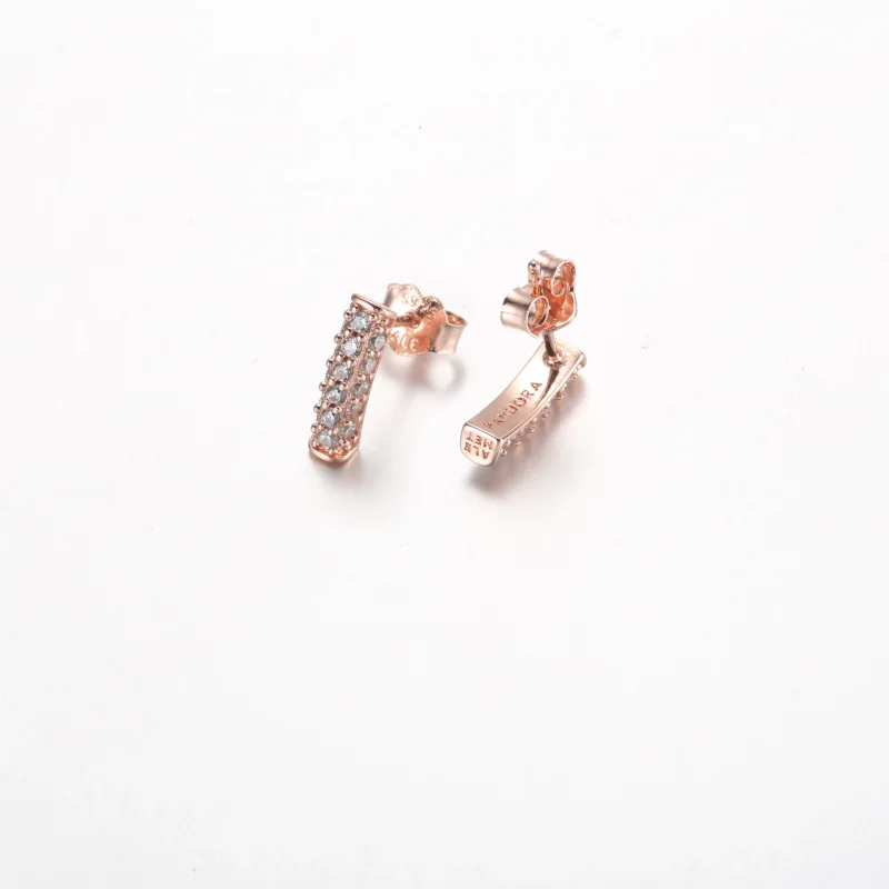 (slika za) Pandora Timeless Pavé enoredni uhani s palico - 262626C01 - Ogled 4