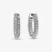 Pandora Timeless Pavé enovrstni obročasti uhani - 292624C01 Pandora Timeless Pavé enovrstni obročasti uhani - 292624C01