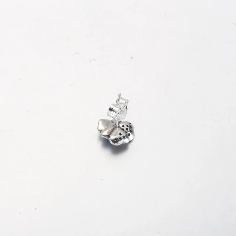 (slika za) PANDORA Uhančki z modro mačeho - 290781C01 - Ogled 4