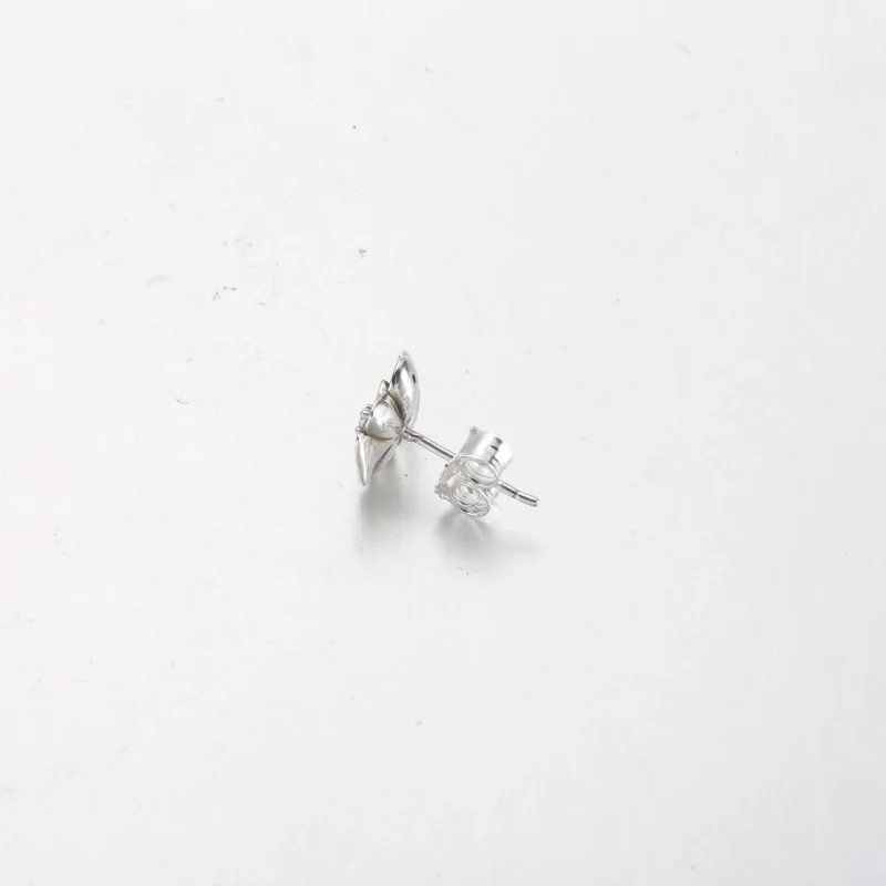 (slika za) PANDORA Uhančki z modro mačeho - 290781C01 - Ogled 5