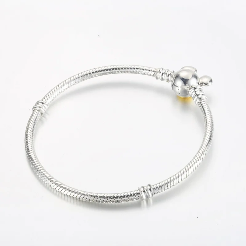 (slika za) Zapestnica Pandora Disney 100th Anniversary Moments Snake Chain - 592514C00 - Ogled 3