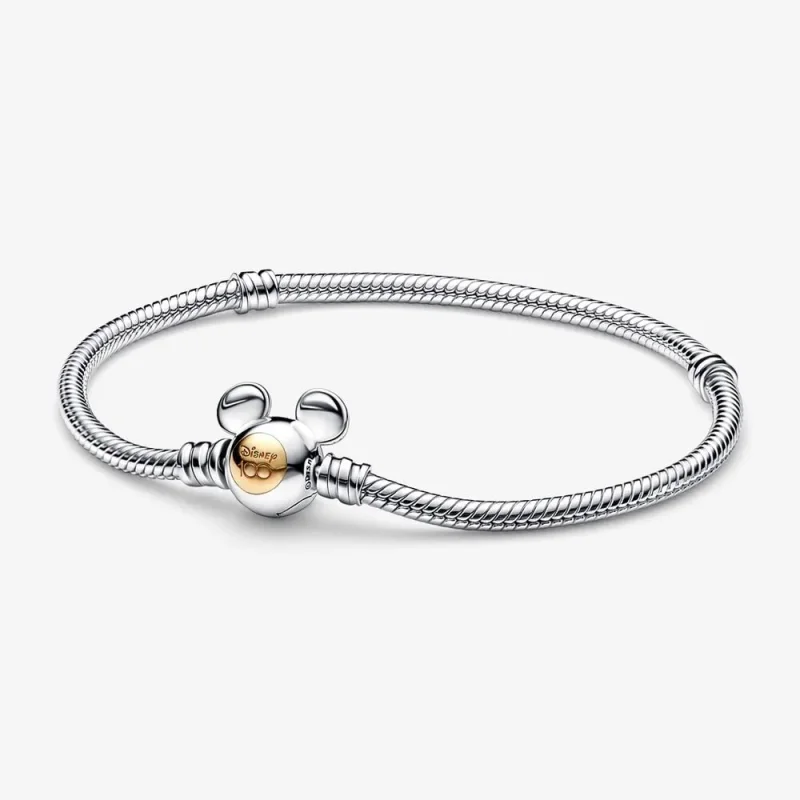 (slika za) Zapestnica Pandora Disney 100th Anniversary Moments Snake Chain - 592514C00 - Slika izdelka