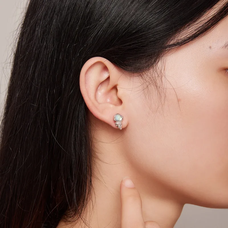 (slika za) Asimetrični uhani v slogu vesoljske ladje Pandora - SCE1578 - Ogled 5