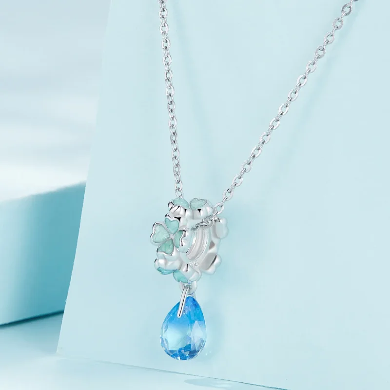 (slika za) Distančnik štiriperesne deteljice v stilu Pandora - SCC2485 - Ogled 2