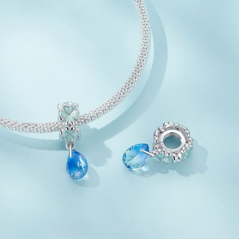 (slika za) Distančnik štiriperesne deteljice v stilu Pandora - SCC2485 - Ogled 4