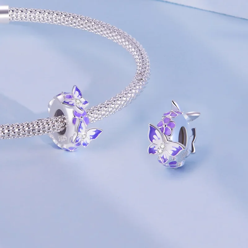 (slika za) Distančnik za metulje v slogu Pandora - SCC2462 - Ogled 4