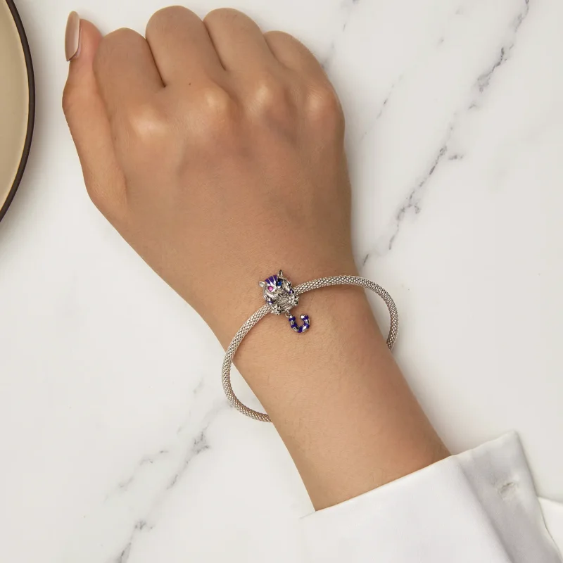 (slika za) Fantasy Cat Charm Pandora Style - SCC2529 - Ogled 7