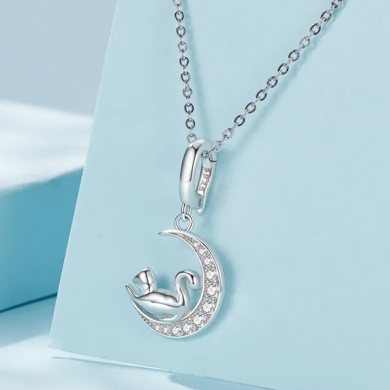 (slika za) Luna in viseča mačka v slogu Pandora - SCC2571 - Ogled 3