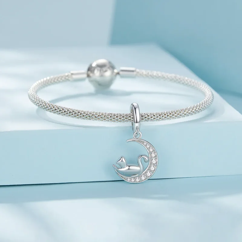 (slika za) Luna in viseča mačka v slogu Pandora - SCC2571 - Ogled 4