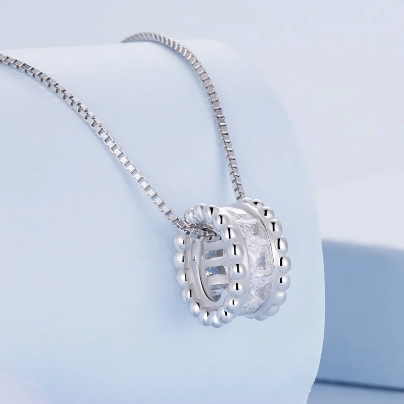 (slika za) Majhna ogrlica v stilu Pandora - BSN318 - Ogled 2