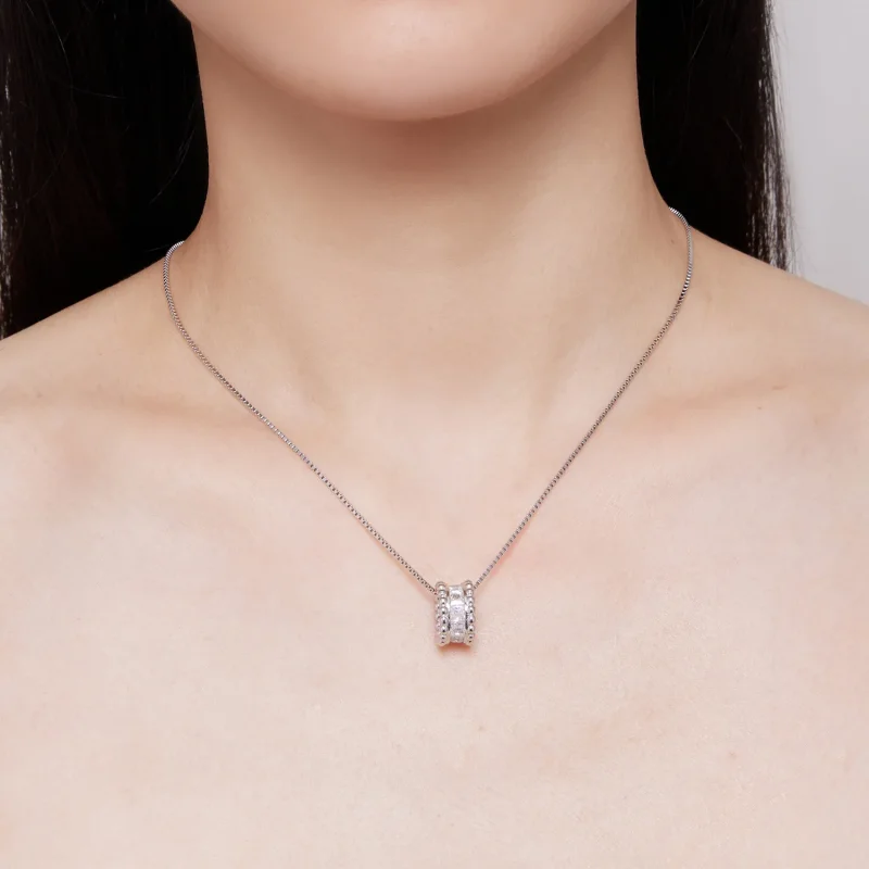 (slika za) Majhna ogrlica v stilu Pandora - BSN318 - Ogled 6