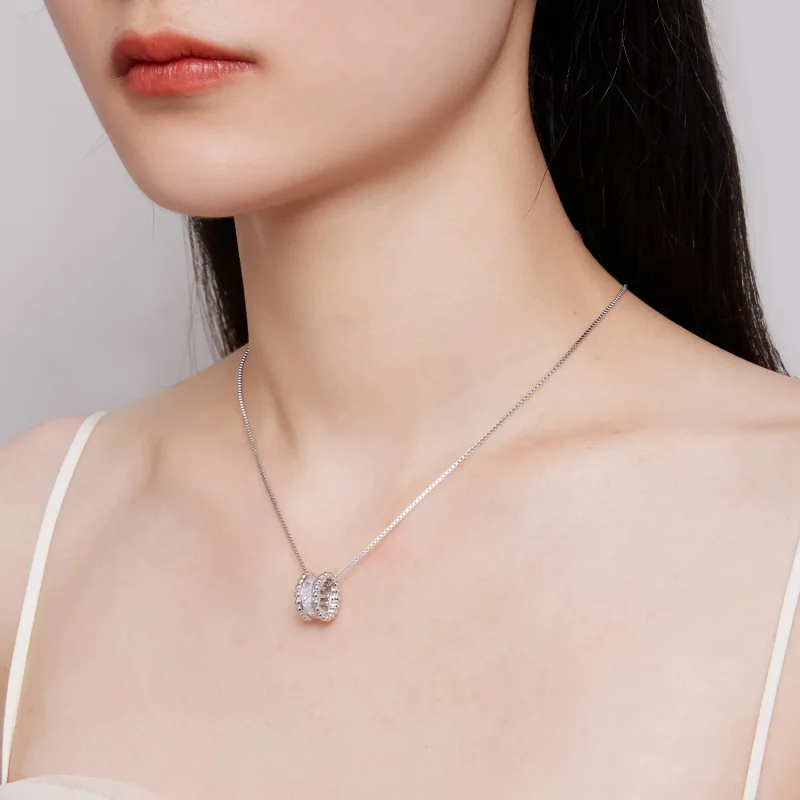 (slika za) Majhna ogrlica v stilu Pandora - BSN318 - Ogled 7