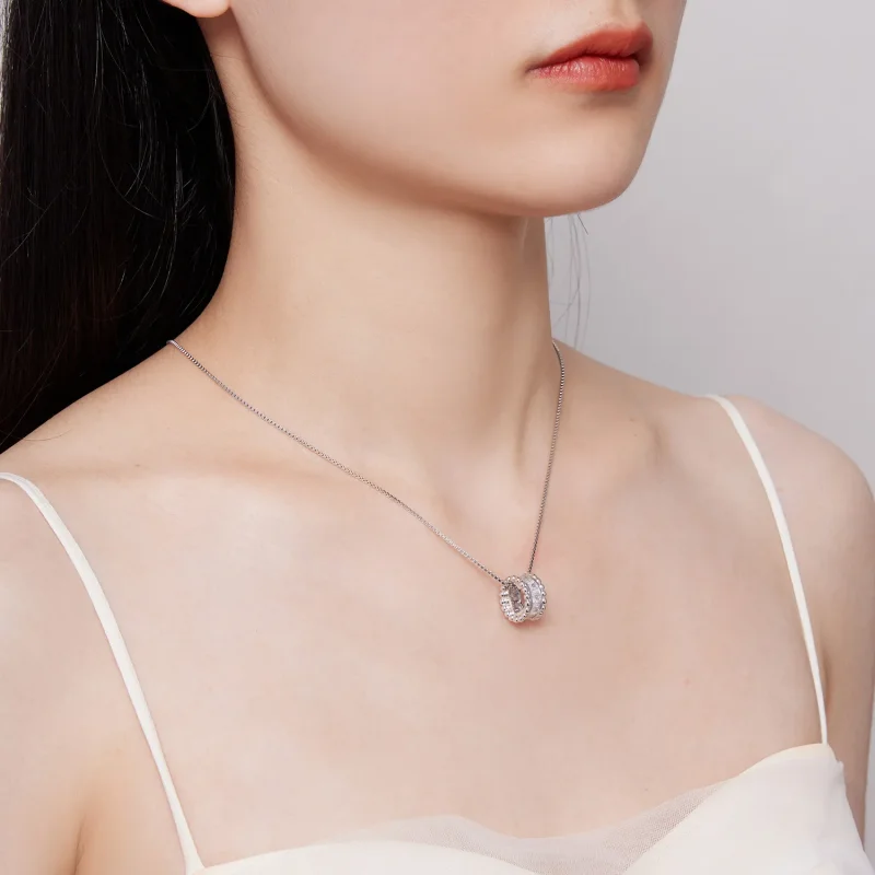 (slika za) Majhna ogrlica v stilu Pandora - BSN318 - Ogled 8