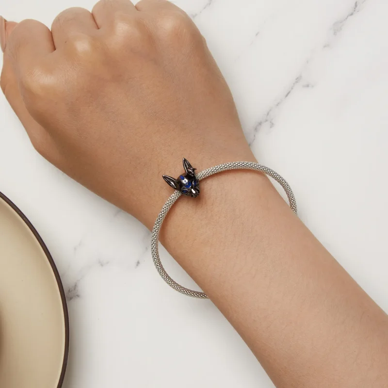 (slika za) Obesek Egiptovski mačji bog v slogu Pandora - SCC2592 - Ogled 6