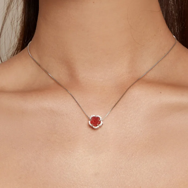 Obesek Pandora Style Crystal Rose - BSC904