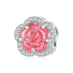 Obesek Pandora Style Crystal Rose - BSC904