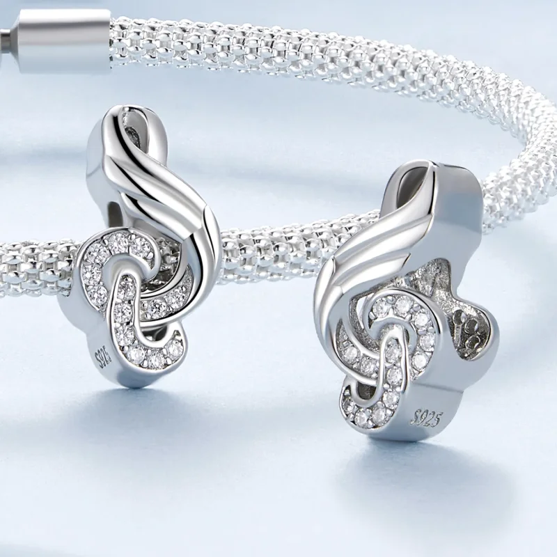 (slika za) Obesek Pandora Style Note - BSC811 - Ogled 4