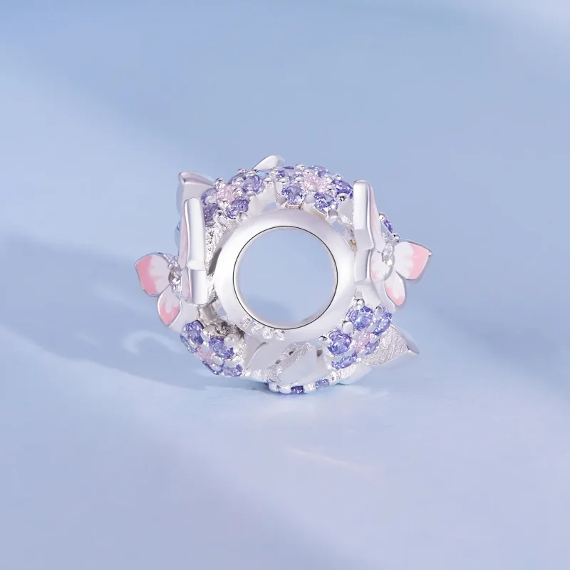 (slika za) Obesek s cirkoni v stilu metulja Pandora - SCC2463 - Ogled 3