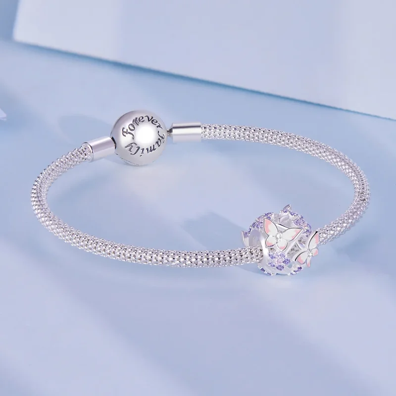 (slika za) Obesek s cirkoni v stilu metulja Pandora - SCC2463 - Ogled 5