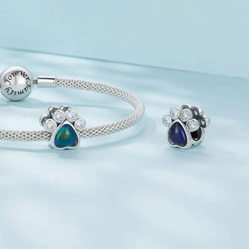 (slika za) Obesek s kamnom razpoloženja v slogu Pandora - SCC2582 - Ogled 5