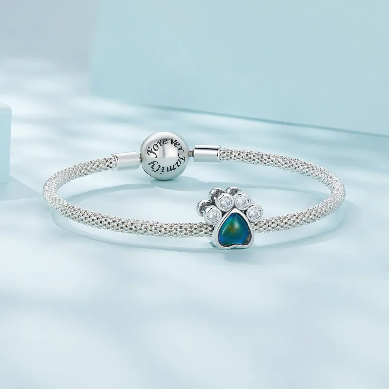 (slika za) Obesek s kamnom razpoloženja v slogu Pandora - SCC2582 - Ogled 6