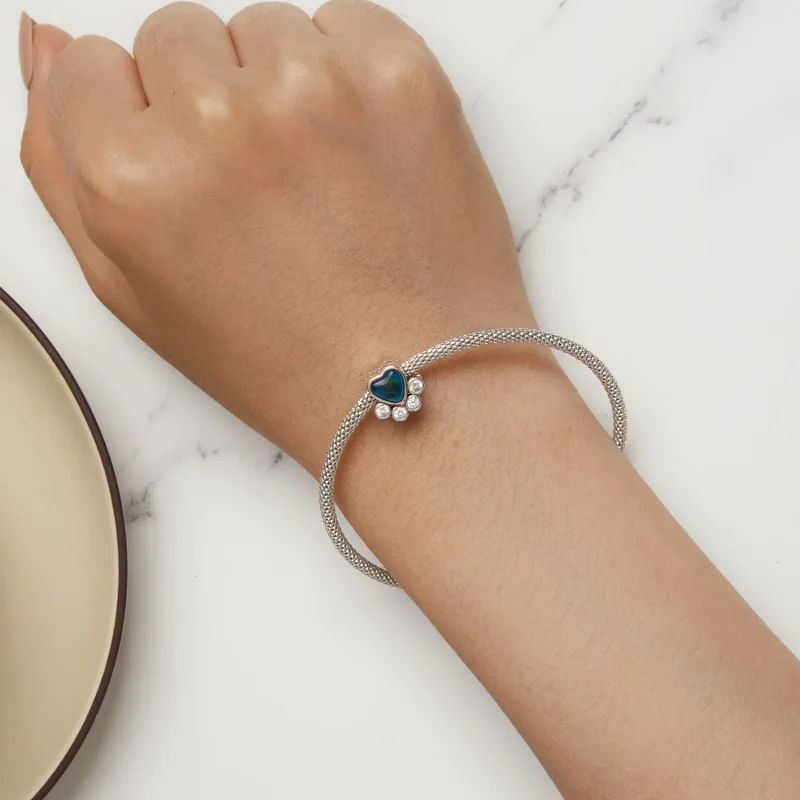 (slika za) Obesek s kamnom razpoloženja v slogu Pandora - SCC2582 - Ogled 7