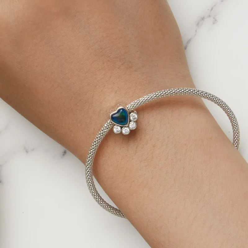 (slika za) Obesek s kamnom razpoloženja v slogu Pandora - SCC2582 - Ogled 8