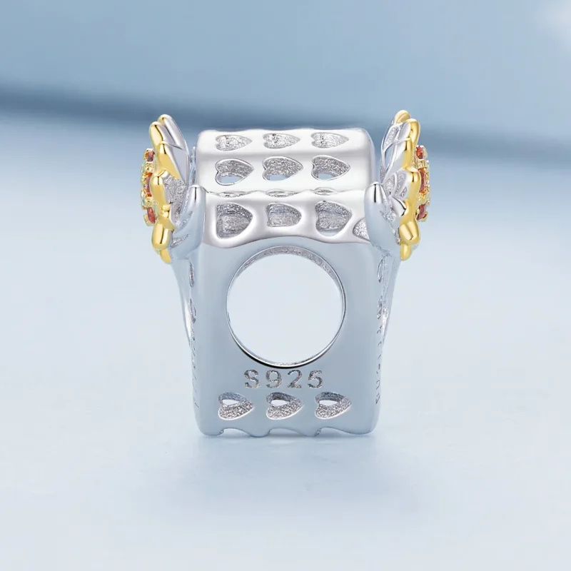 (slika za) Obesek sončnice v stilu Pandora - BSC839 - Ogled 3