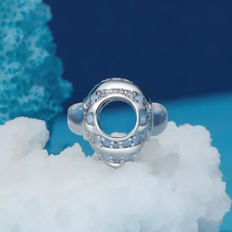 (slika za) Obesek v stilu Pandora Srce iluzije - BSC918 - Ogled 3