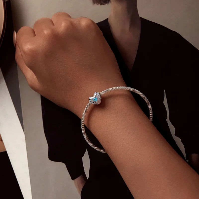 (slika za) Obesek v stilu Pandora Srce iluzije - BSC918 - Ogled 6