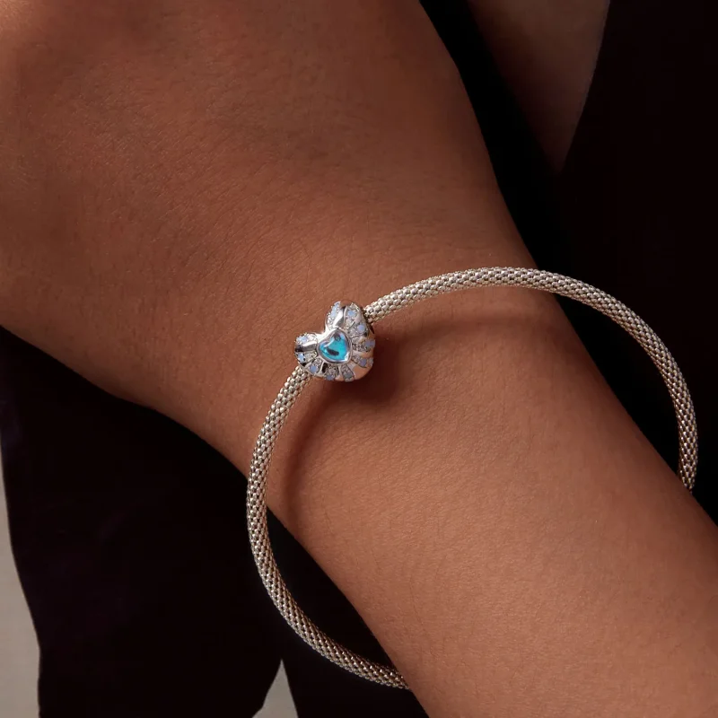 (slika za) Obesek v stilu Pandora Srce iluzije - BSC918 - Ogled 7