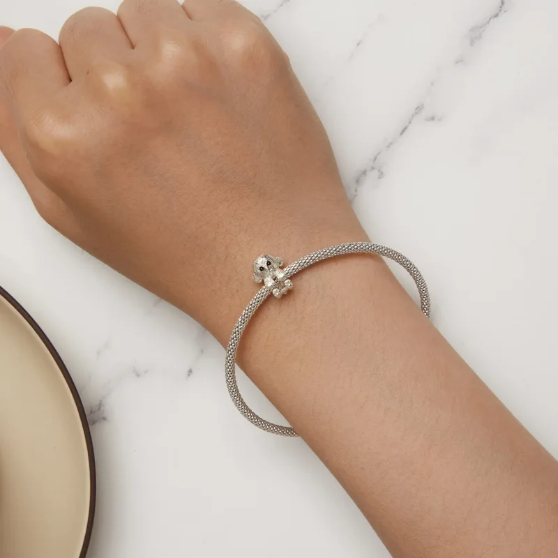 (slika za) Obesek v stilu Pandora Teddy - SCC2586 - Ogled 6