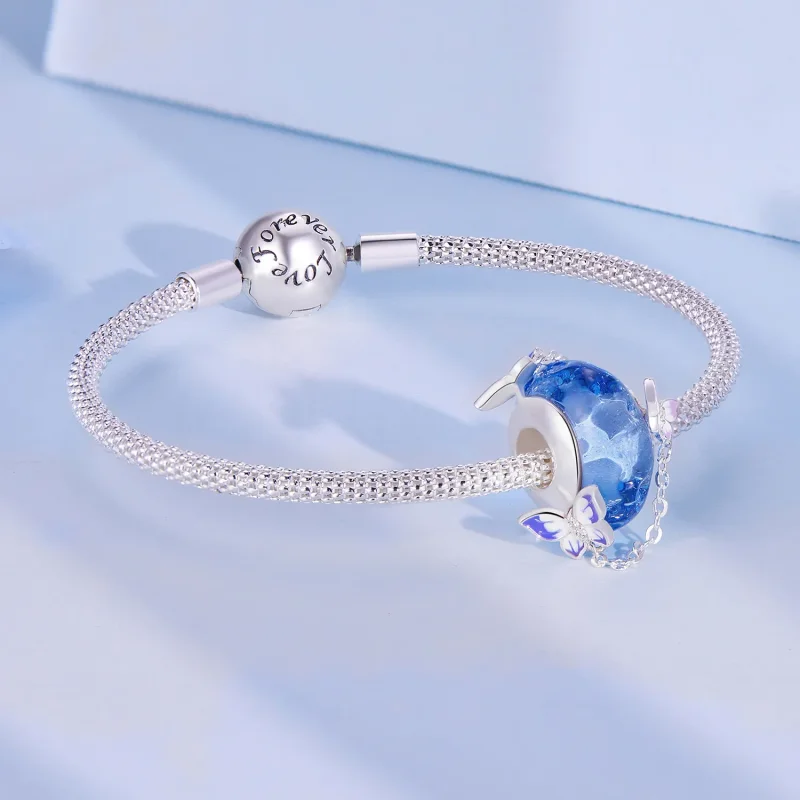 (slika za) Obesek z resicami v stilu metulja Pandora - SCC2461 - Ogled 5