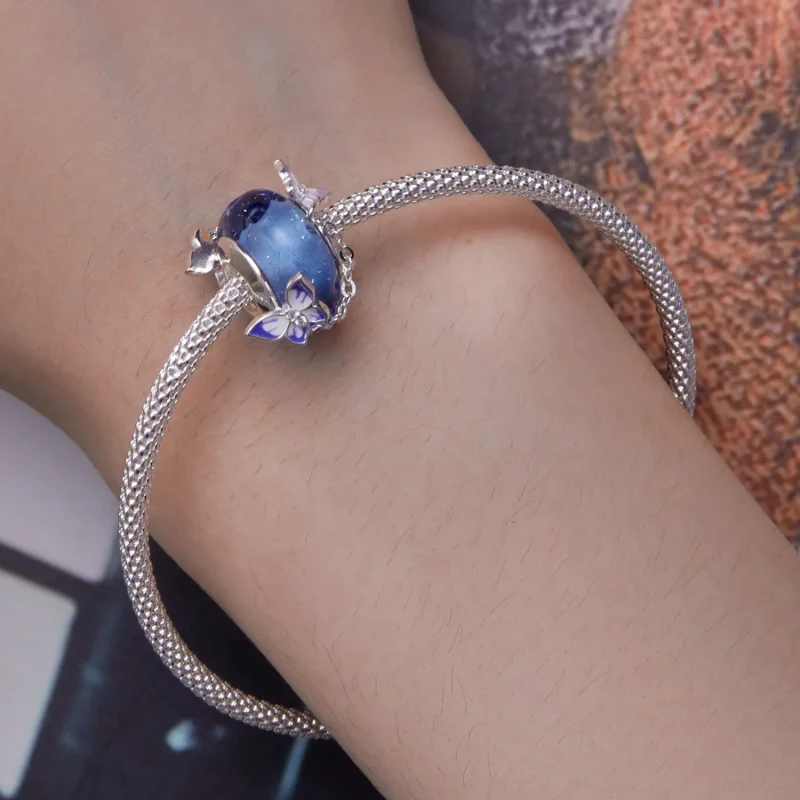 (slika za) Obesek z resicami v stilu metulja Pandora - SCC2461 - Ogled 6