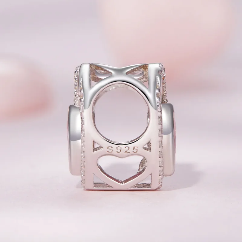 (slika za) Obesek z večnim srcem v stilu Pandora - BSC826 - Ogled 3