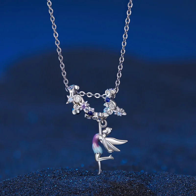 (slika za) Obesek za dnevne in nočne škrate v stilu Pandora - SCC2552 - Ogled 2