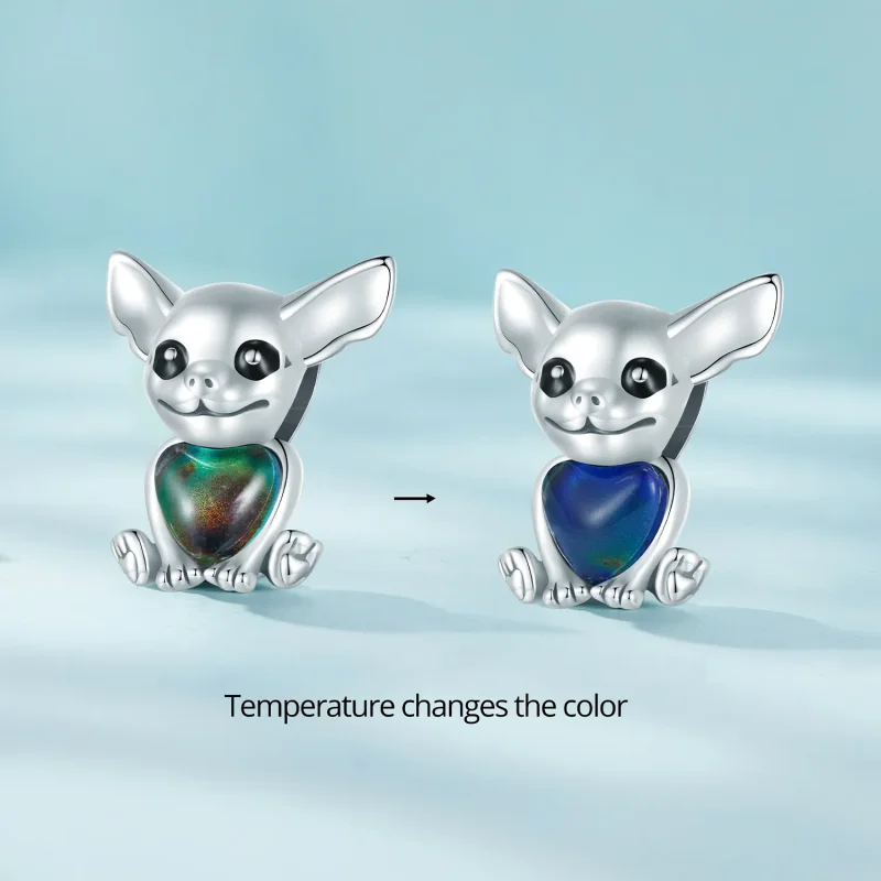 (slika za) Obesek za čivavo v stilu Pandora - SCC2601 - Ogled 2