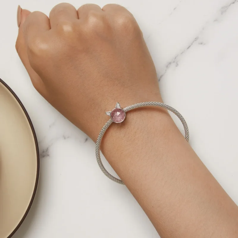 (slika za) Obesek za ljubke mačke v stilu Pandora - SCC2579 - Ogled 6