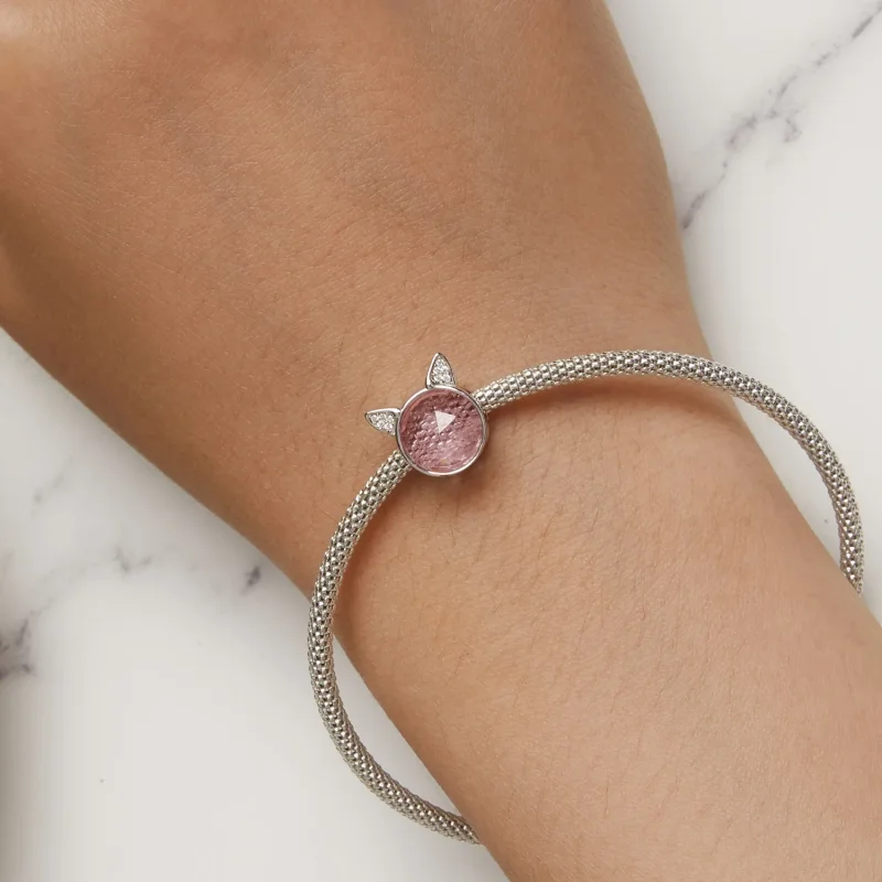 (slika za) Obesek za ljubke mačke v stilu Pandora - SCC2579 - Ogled 7