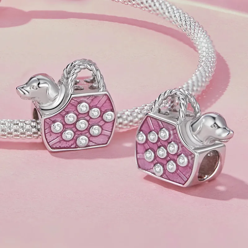 (slika za) Obesek za psa v stilu Pandora - SCC2473 - Ogled 3