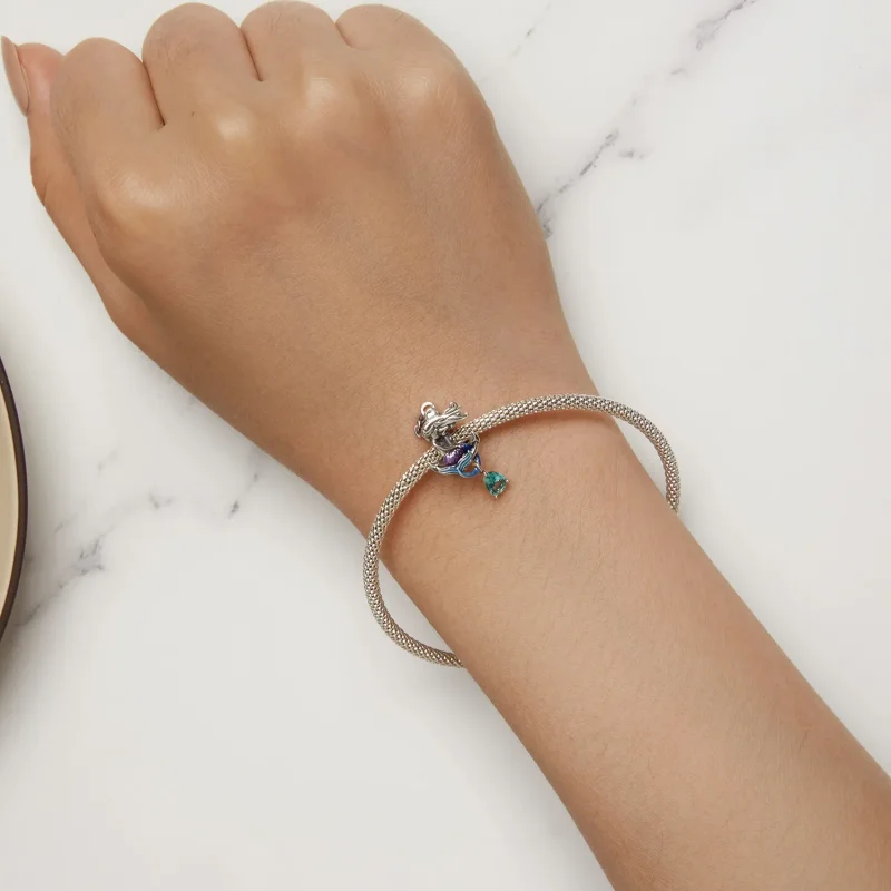 (slika za) Obesek za sidro v stilu Pandora - BSC903 - Ogled 5