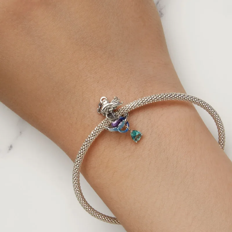 (slika za) Obesek za sidro v stilu Pandora - BSC903 - Ogled 6