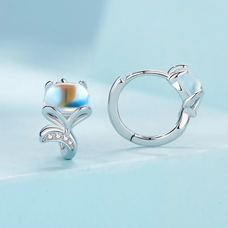 Obročasti uhani Pandora Style Fox - SCE1582