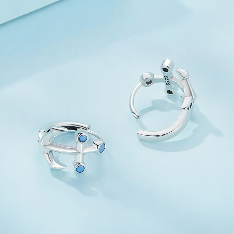 (slika za) Obročasti uhani v slogu Pandora - SCE1619 - Ogled 3