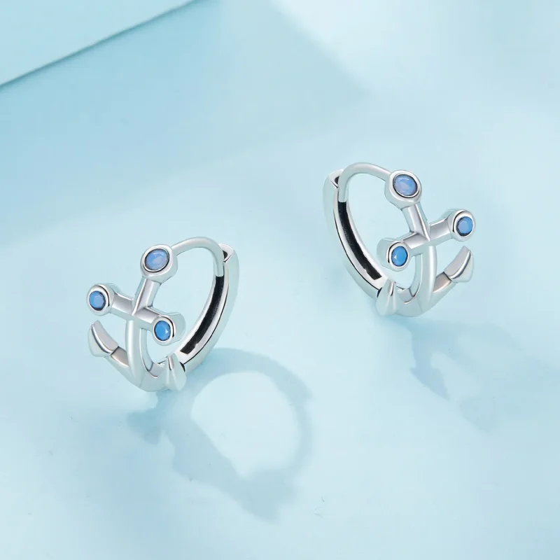 (slika za) Obročasti uhani v slogu Pandora - SCE1619 - Ogled 4